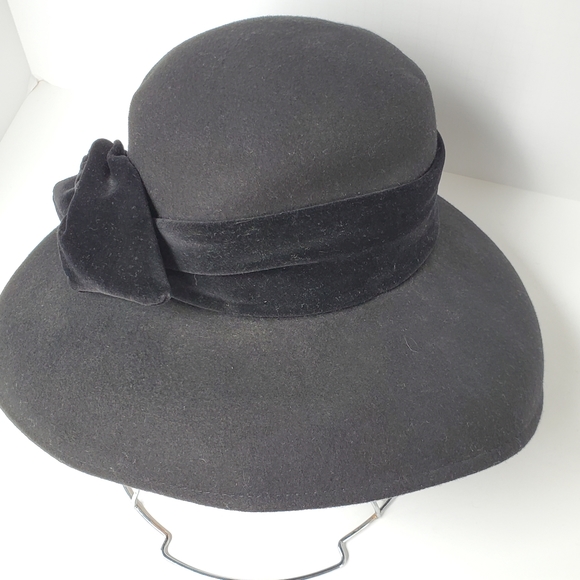 Black Wool Hat Bermona Trend London - Picture 4 of 8
